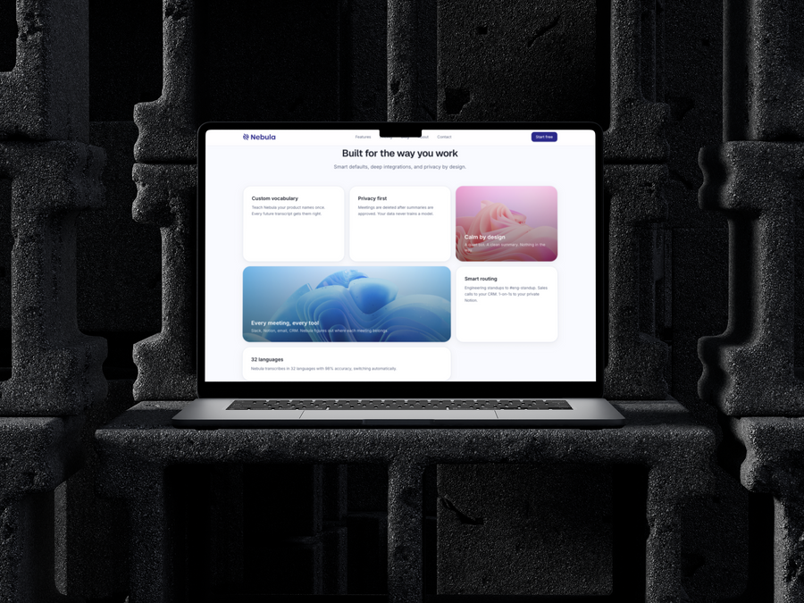 Nebula - SaaS Ready Next.js Landing Page Template